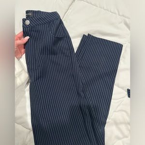 White fox boutique striped trousers size xs